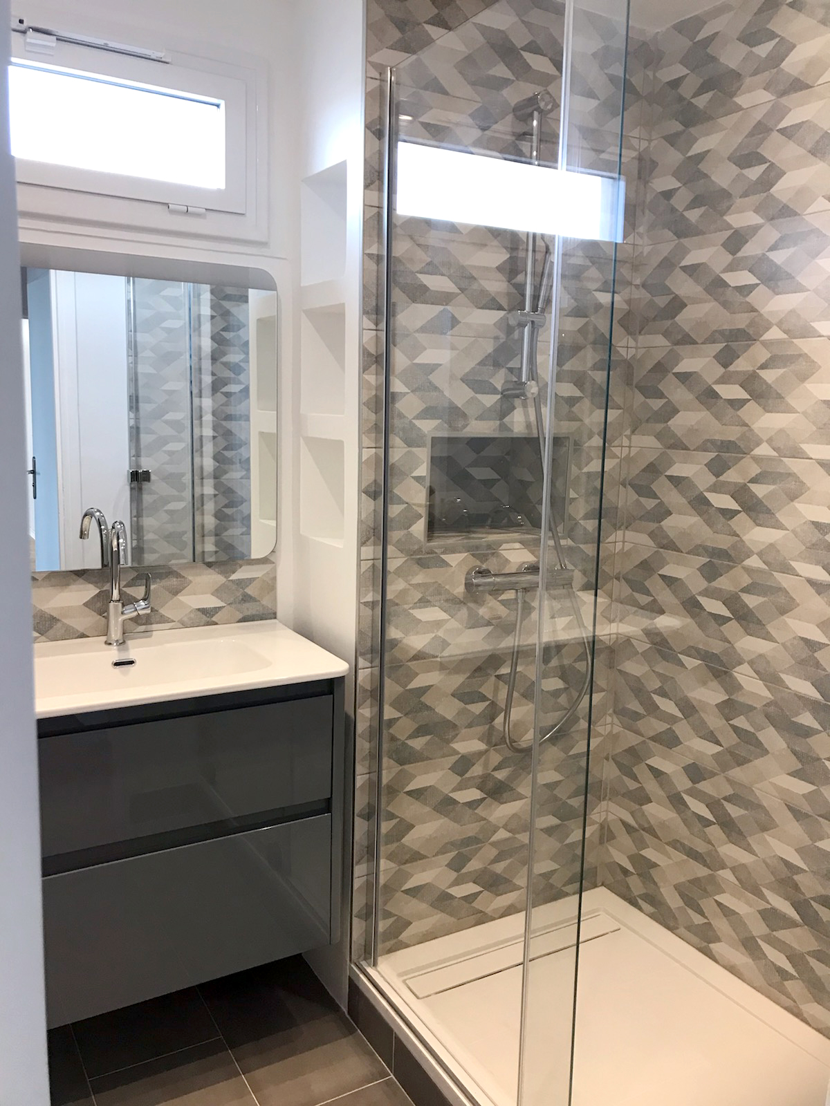 Rénovation Salle de bain – Douche – Paris Ouest